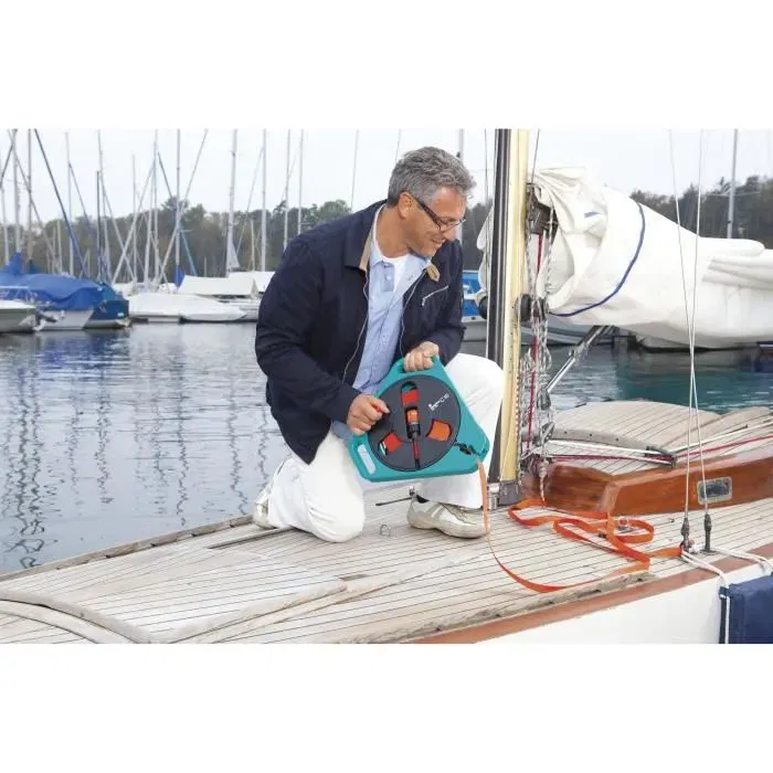 Gardena Manguera Textil Plana en Carrete C 15 - 15 m