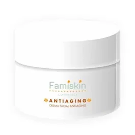 FAMISKIN Crema Facial Antiedad Bio 50ml con Ácido Hialurónico y Extracto de Pino Marino