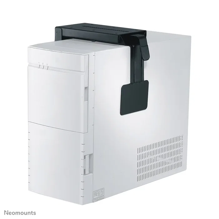 Neomounts CPU-D100BLACK Soporte para Torre CPU bajo el Escritorio, Acero, Negro, Hasta 30 kg, Ajustable en Anchura y Altura