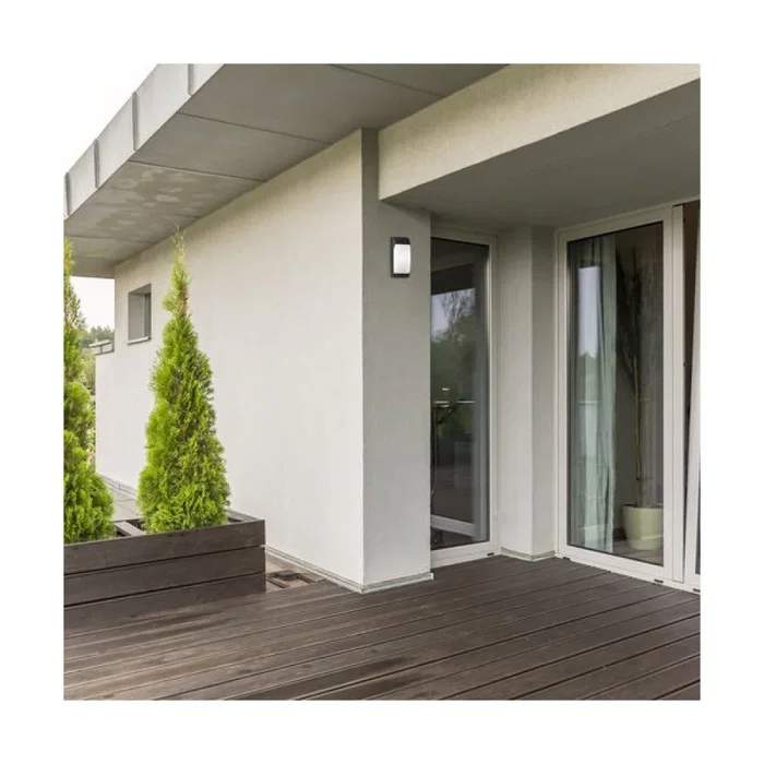 Rabalux RAB-7796 Aplique Exterior Opole Negro Mate Pantalla Blanca E27 IP65 Plástico Rabalux RAB-7796 Aplique Exterior Opole Negro Mate Pantalla Blanca E27 IP65 Plástico