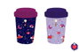 DKD Home Decor Tazas de Porcelana Good Luck, Surtido de 2 Colores