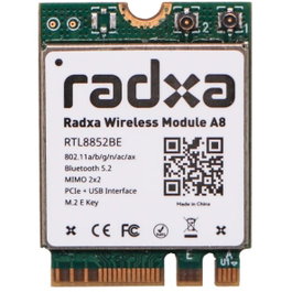 Radxa Módulo inalámbrico M.2 WiFi 6 y BT5.2 A8