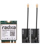 Radxa Módulo inalámbrico M.2 WiFi 6 y BT5.2 A8