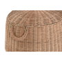DKD Home Decor Set de 2 Cestas de Ratán y Metal Natural 45x45x56