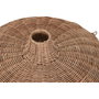 DKD Home Decor Set de 2 Cestas de Ratán y Metal Natural 45x45x56