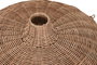 DKD Home Decor Cesta Tropical Natural Ratán Metal Set de 2 45 x 56 x 45 cm