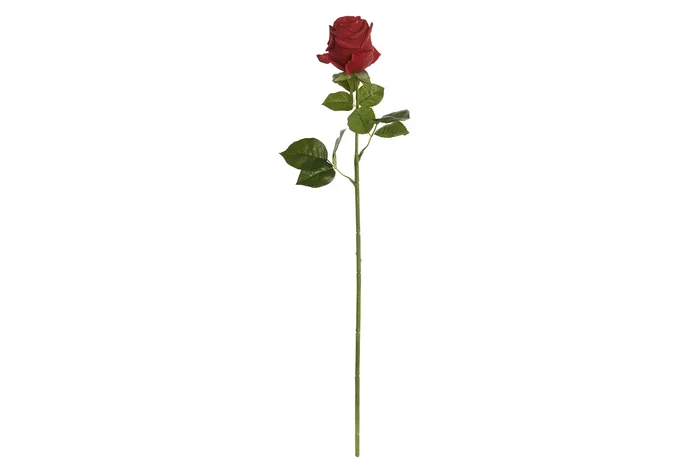DKD Home Decor Flor Rojo 9 x 67 x 9 cm (12 Unidades) Tacto Real Seda y Pe