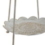 DKD Home Decor Bandeja de Decoración Mandala Blanco y Dorado MLAYA