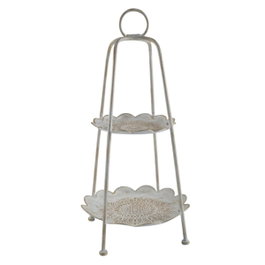 DKD Home Decor Bandeja de Decoración Mandala Blanco y Dorado MLAYA