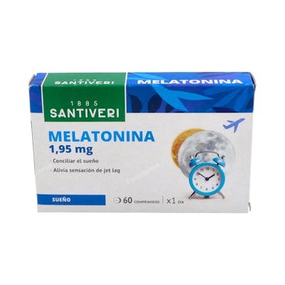SANTIVERI Melatonina 60 Comprimidos SANTIVERI Melatonina 60 Comprimidos
