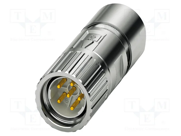 PHOENIX CONTACT Conector M23 PRO macho de 6 pines recto PHOENIX CONTACT Conector M23 PRO macho de 6 pines recto