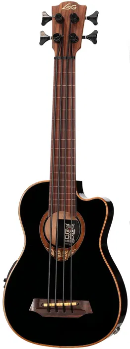 LAG Bajo Tiki Uku Fretless A/E Con Cutway LAG Bajo Tiki Uku Fretless A/E Con Cutway