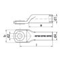 Klauke 312R12 Terminales de 240 mm² M12, 5 unidades