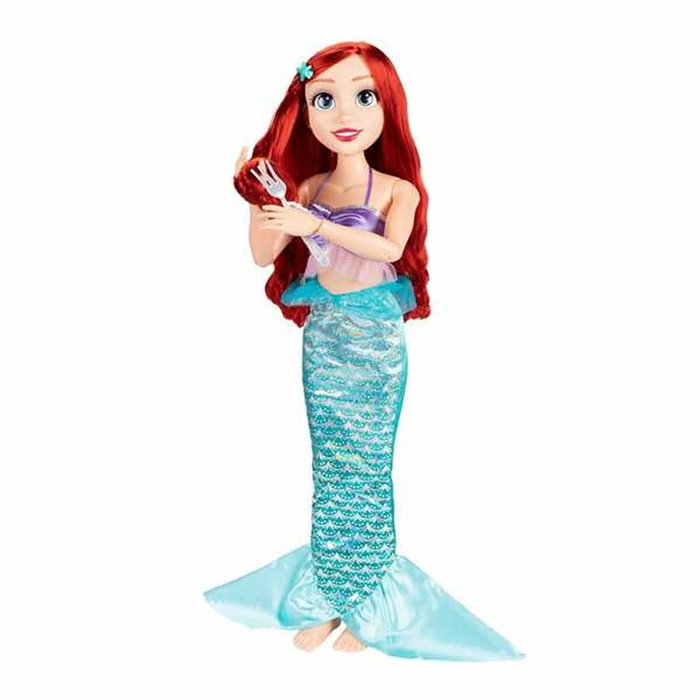 JAKKS PACIFIC Muñeca Ariel La Sirenita Disney 80cm con Peine Dinglehopper