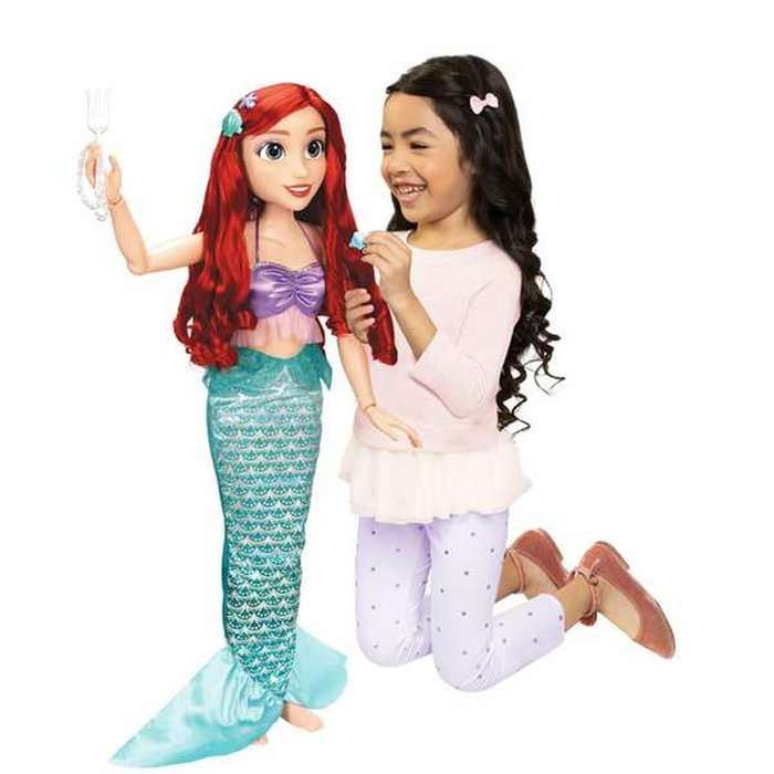JAKKS PACIFIC Muñeca Ariel La Sirenita Disney 80cm con Peine Dinglehopper