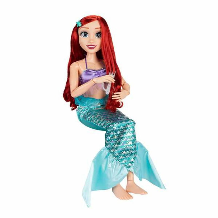 JAKKS PACIFIC Muñeca Ariel La Sirenita Disney 80cm con Peine Dinglehopper