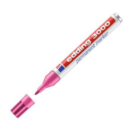 Edding Marcador Permanente 3000 Rosa punta redonda 1,5-3 mm