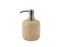 DKD Home Decor Dosificador de jabón Scandi beige, 9 x 13.5 x 12.5 cm, 2 unidades, resina y ABS