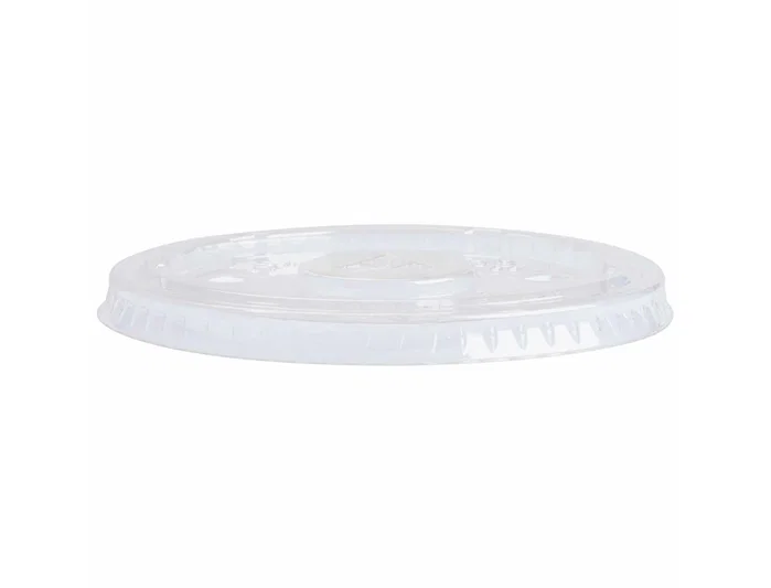Blanca Tapa de plástico biodegradable para vaso de 290 cc, paquete de 100 unidades Blanca Tapa de plástico biodegradable para vaso de 290 cc, paquete de 100 unidades