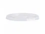 Blanca Tapa de plástico biodegradable para vaso de 290 cc, paquete de 100 unidades