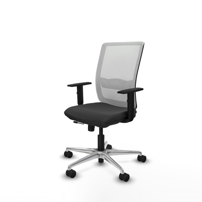 PIQUERAS Y CRESPO Silla de oficina Haches Gris oscuro y Blanco PIQUERAS Y CRESPO Silla de oficina Haches Gris oscuro y Blanco