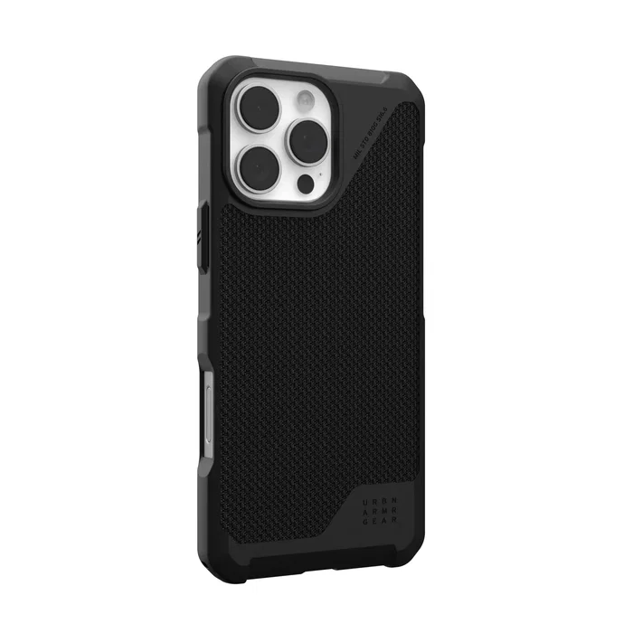 Urban Armor Gear Funda Metropolis LT para iPhone 16 Pro Max MagSafe con Protección a Golpes Negro