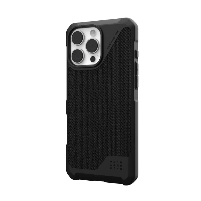 Urban Armor Gear Funda Metropolis LT para iPhone 16 Pro Max MagSafe con Protección a Golpes Negro