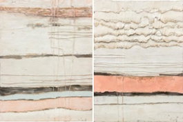 DKD Home Decor Cuadro Lienzo Pino 90x3,7x120 Abstracto Surtido de 2 unidades