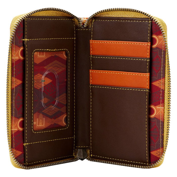 Loungefly Cartera Okoye Wakanda Forever Black Panther Marvel Billetera Cremallera Cuero Vegano 15x10cm