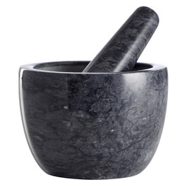 Day Mortero de Mármol con Mano, Diámetro 12 cm, Altura 9 cm