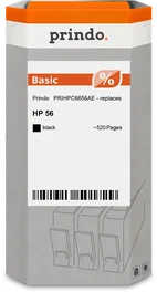 Prindo Cartucho de tinta negro PRIHPC6656AE Basic