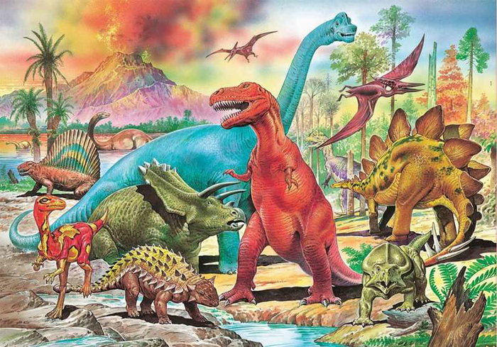 Educa Puzzle 100 piezas Dinosaurios 6-8 años