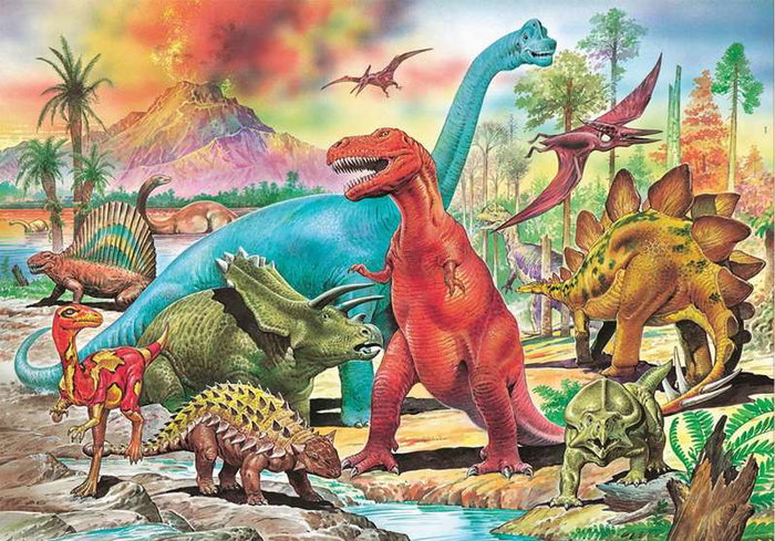 Educa Puzzle 100 piezas Dinosaurios 6-8 años