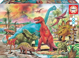 Educa Puzzle 100 piezas Dinosaurios