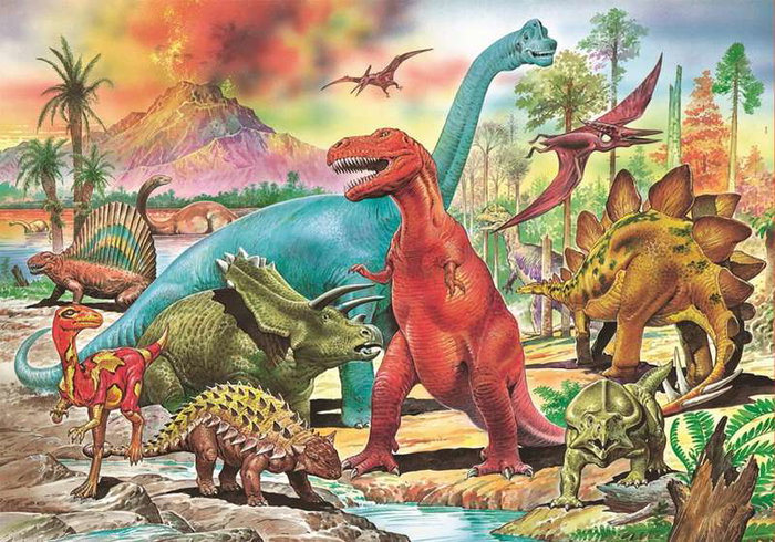 Educa Puzzle 100 piezas Dinosaurios 6-8 años