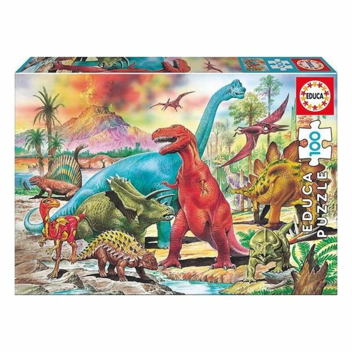 Educa Puzzle 100 piezas Dinosaurios Educa Puzzle 100 piezas Dinosaurios