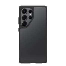 OtterBox React Series para Samsung Galaxy S25 Ultra, Transparente/Negro