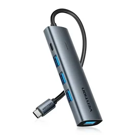 Vention Hub USB-C a USB 3.0 y USB-C PD TGZHB Gris