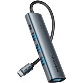 Vention Hub USB Tipo-C 3.0 TGZHB Gris