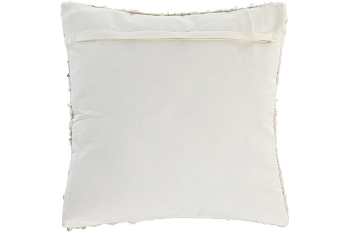 DKD Home Decor Cojín Algodón Viscosa Crema 50x8x50 cm