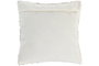 DKD Home Decor Cojín Algodón Viscosa Crema 50x8x50 cm