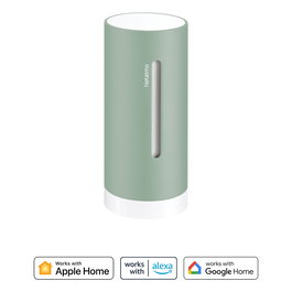 NetAtmo NIM-M-WW Módulo Inteligente Interior Adicional, Medidor de Temperatura y Humedad Inalámbrico, Precisión 0.3°, Aluminio, Color Menta, 4x AAA