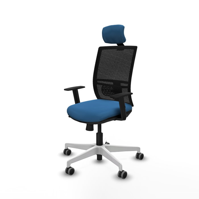 PIQUERAS Y CRESPO Silla de oficina Yunquera Azul claro y Negro PIQUERAS Y CRESPO Silla de oficina Yunquera Azul claro y Negro