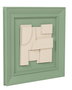 DKD Home Decor Cuadro Lienzo Abstracto 3D Surtido 2 Unidades