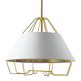 DKD Home Decor Lámpara de Techo Metal Dorado