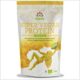 ISWARI Proteína Vegana Superalimento Bio 250g - Cáñamo, Guisante y Arroz