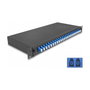 DeLOCK Caja de empalme de fibra óptica 24 x LC Duplex OS2 19″