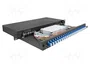 DeLOCK Caja de empalme de fibra óptica 19″ 24 x LC Duplex OS2 1U