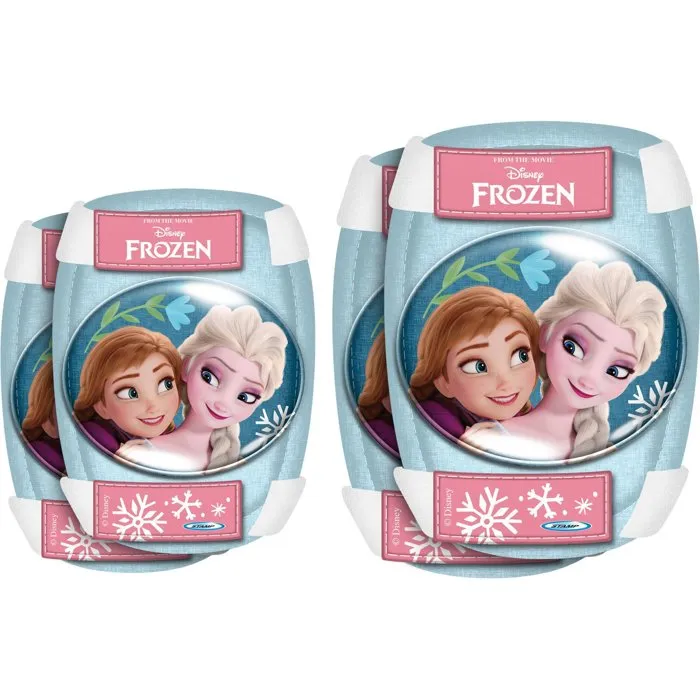 Reine Des Neiges Patines y Protecciones Frozen RN246035 con Coderas y Rodilleras Azul