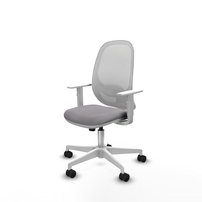 PIQUERAS Y CRESPO Silla de oficina Cilanco Gris y Blanco
